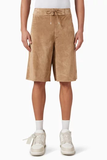 Track Shorts in Suede