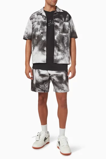 Blueprint Palms Shorts in Cotton