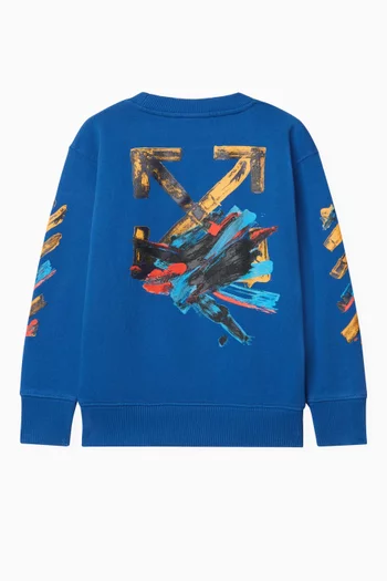 Arrow Sweatshirt in Cotton