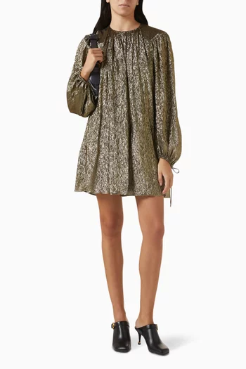 Gathered Mini Dress