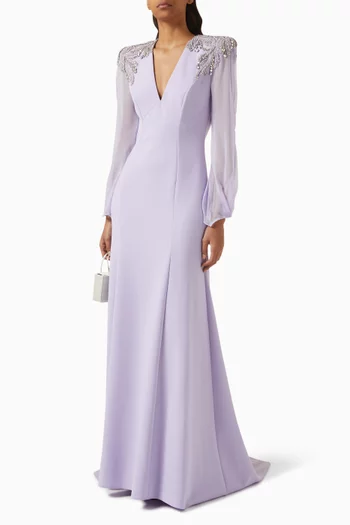 Mercury Gown in Crepe