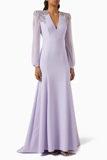 Mercury Gown in Crepe