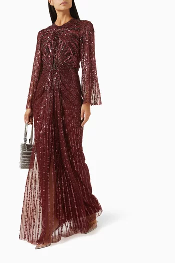 Anja Rhinestone-embellished Gown