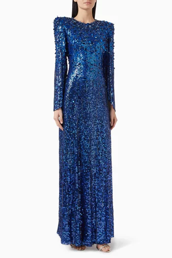 Phara Bead-embellished Gown
