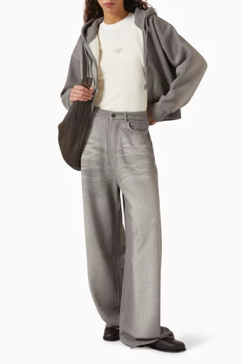 Loose-fit Pants in Cotton-fleece
