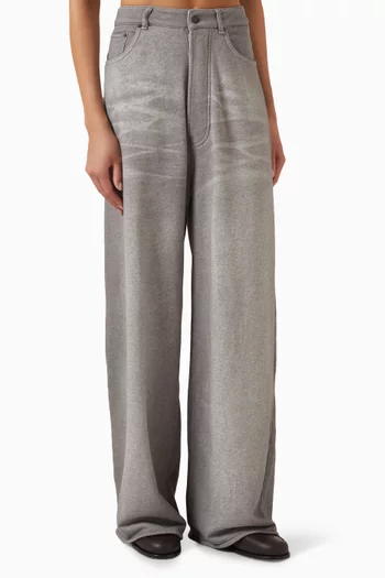 Loose-fit Pants in Cotton-fleece