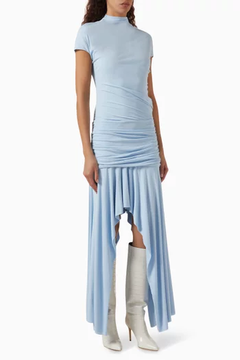 Asymmetrical Dress in Jersey