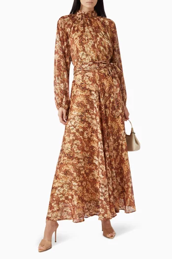 بلوزة مزينة بنقشة