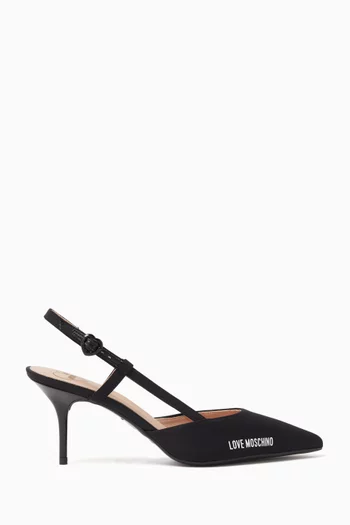 Logo 65 Slingback Pumps