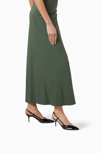 Logo 65 Slingback Pumps in Patent Leather