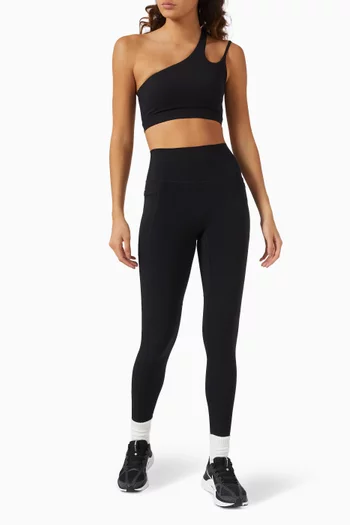 Miami One-shoulder Sports Bra in Stretch Nylon