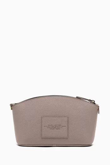 حقيبة مستحضرات تجميل جلد