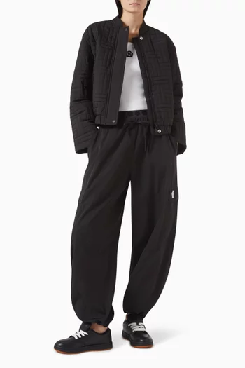 'Kenzo Weave' Quilted Puffer Jacket