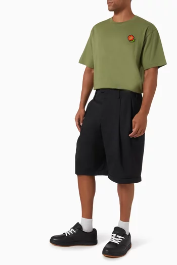 Pop Embroidered T-shirt in Cotton