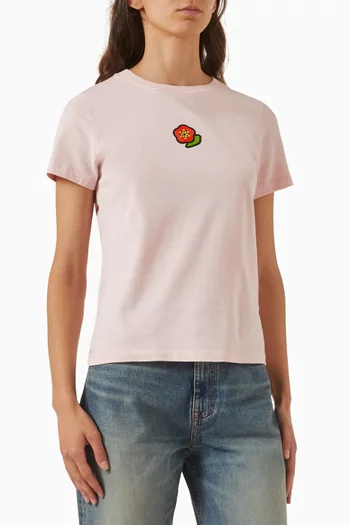 Kenzo Pop Embroidered T-shirt in Cotton