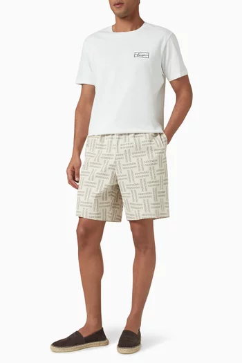 Weave Elasticated Shorts