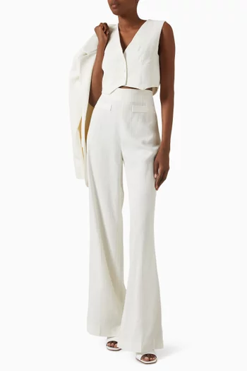 فيست قصير مطرز بالترتر مزيج فيسكوز