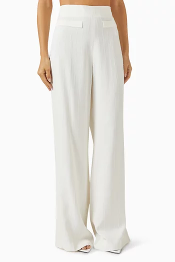 Sequin-embellished Pants in Viscose Blend