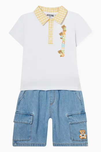 Teddy Bear Shirt & Shorts Set