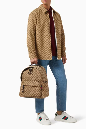 Medium Backpack in GG Canvas