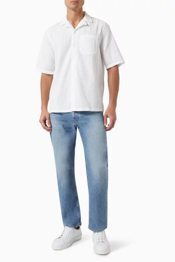 Eren T-shirt in Textured Cotton