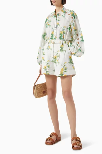 Dawn Printed Blouse in Cotton