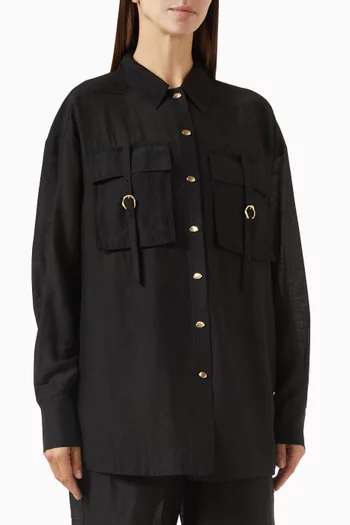 Nya Utility Shirt in Tencel Blend