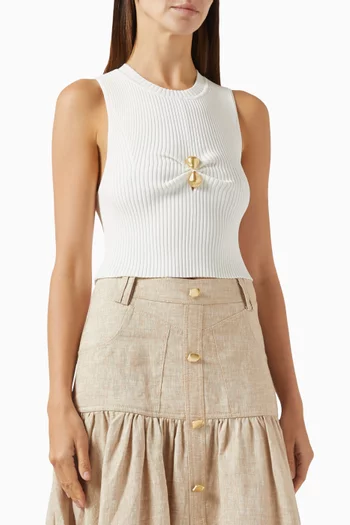Focal Knit Top in Rayon Blend