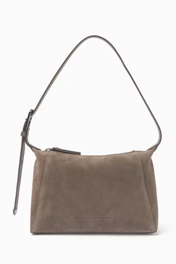Bc Duo Shoulder Bag in Suede