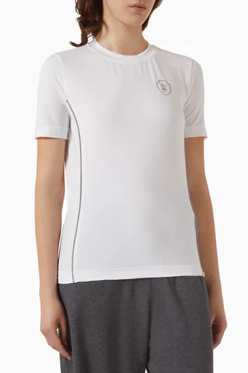 Short-sleeved T-shirt in Techno Jersey
