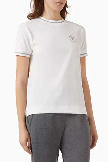 Short-sleeved T-shirt in Cotton Jersey