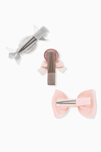 Candy Hair Clips, Set of 3