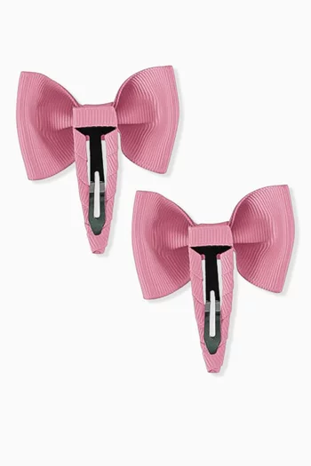 Bow Hair Clips, Set of 2