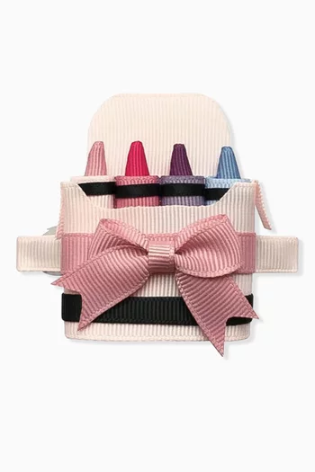 Box of Crayons French Hairclip