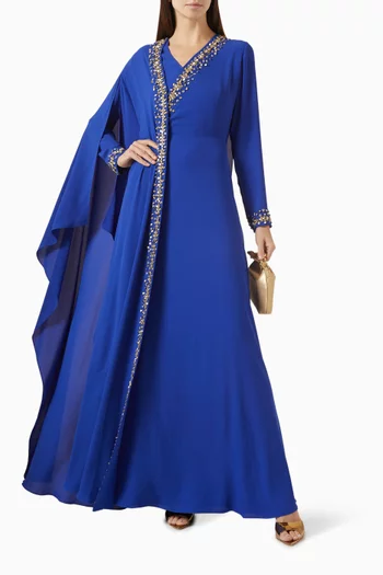Wrap Embellished Kaftan