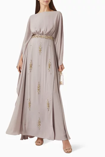 Embellisged Flare Kaftan