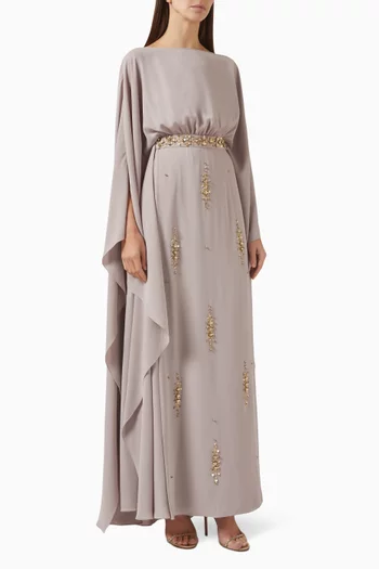Embellisged Flare Kaftan
