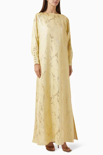 Jacquard Maxi Dress