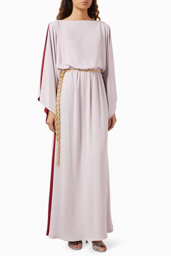 Two-tone Maxi Dress
