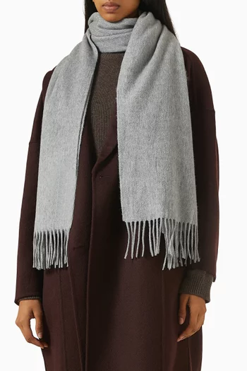 Double Knit Scarf in Cashmere