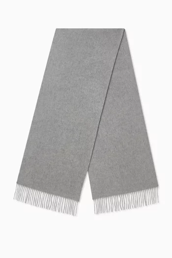 Double Knit Scarf in Cashmere