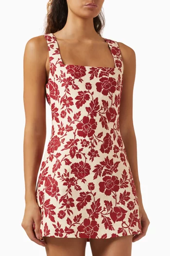 Alice Mini Dress in Linen