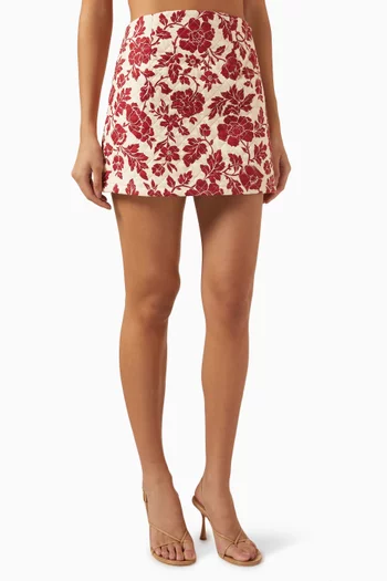 Romeo Mini Skirt in Linen