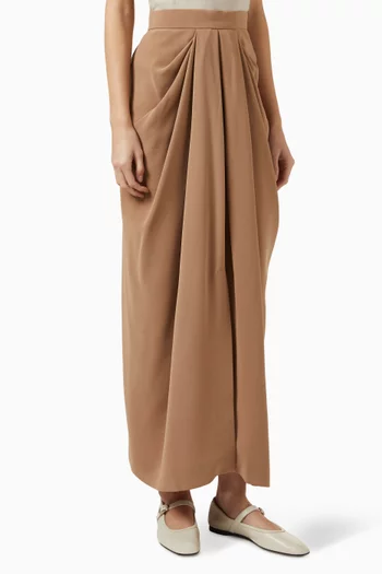 Ridente Maxi Skirt in Cady
