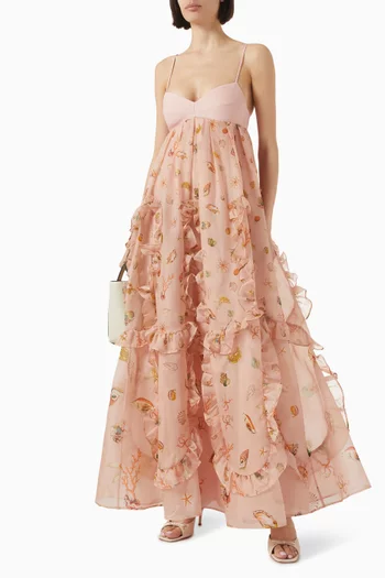 Shelly Printed Gown