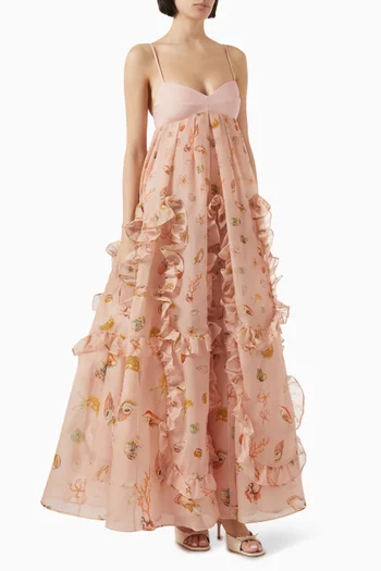 Shelly Printed Gown