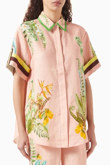 Papaya Shirt in Linen