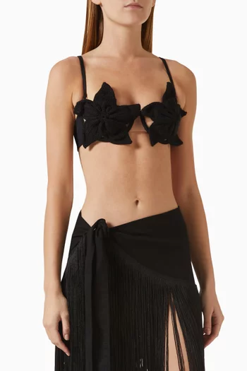 Flora Crochet Bikini Top