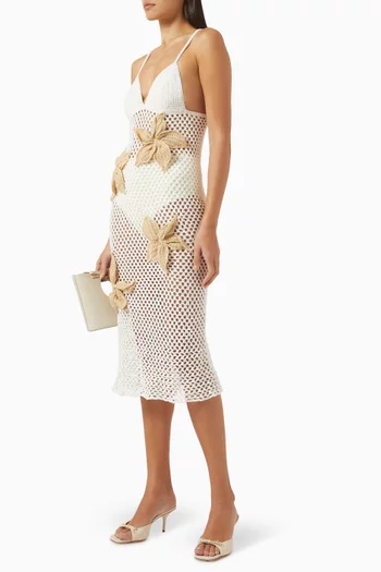 Flora Crochet Mini Dress