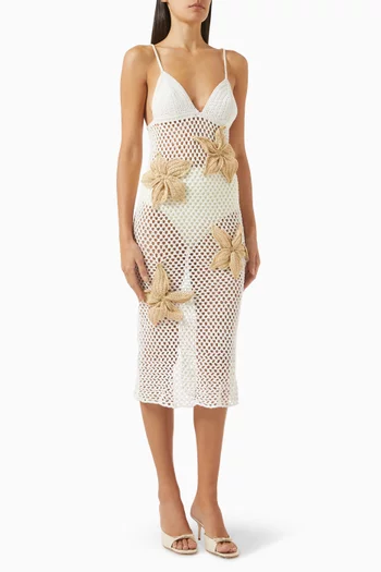 Flora Crochet Mini Dress